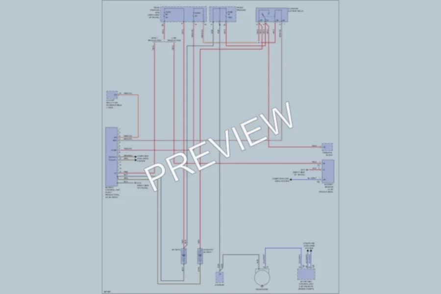2006 MercedesBenz CLS500 Starting Charging wiring diagram preview