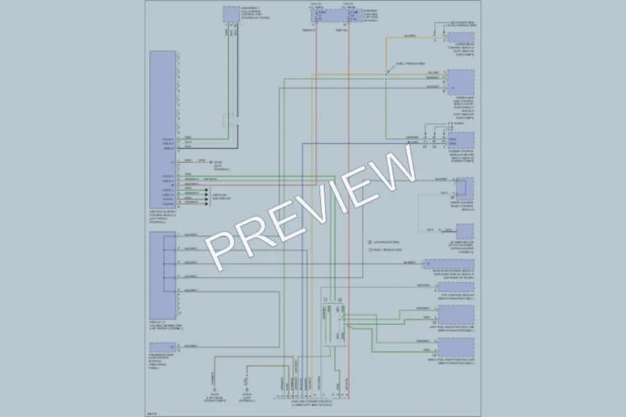 2006 MercedesBenz E320CDI Computer Data Lines wiring diagram preview