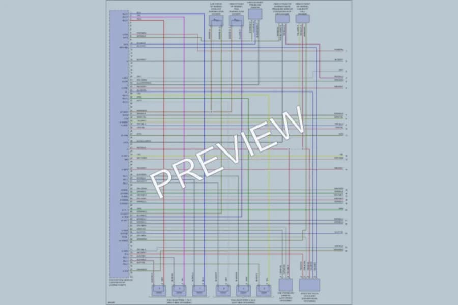 2006 MercedesBenz E320CDI Engine Performance wiring diagram preview