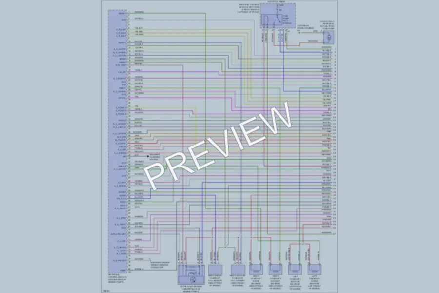 2006 MercedesBenz E350 Engine Performance wiring diagram preview
