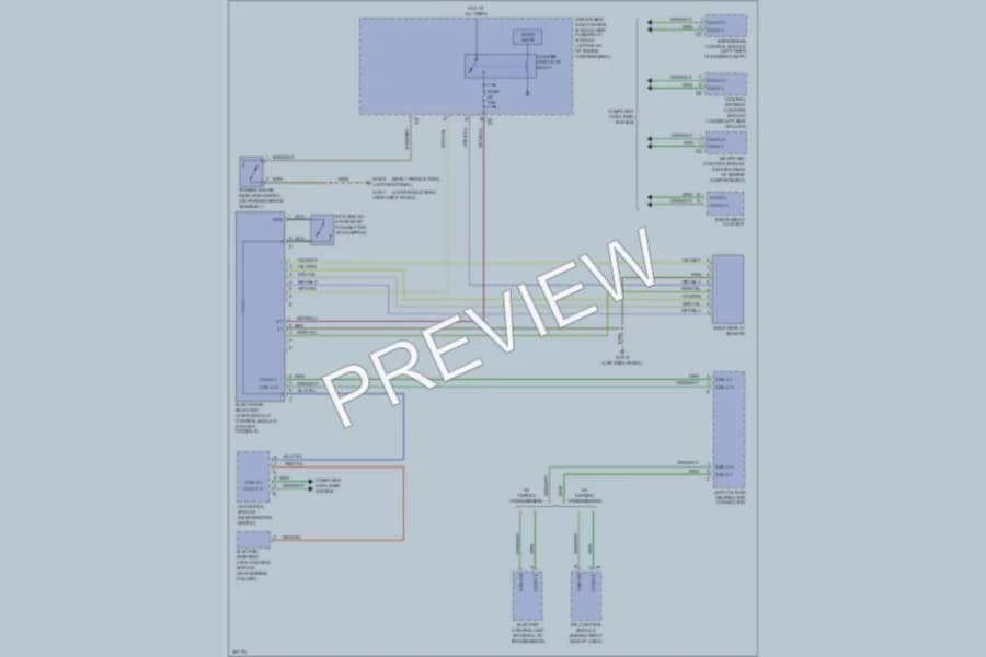 2006 MercedesBenz E350 Shift Interlock wiring diagram preview