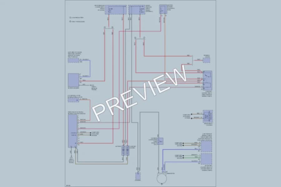 2006 MercedesBenz E350 Starting Charging wiring diagram preview