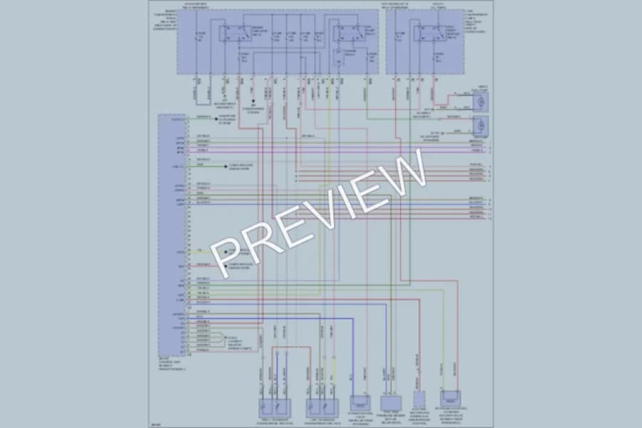 2006 MercedesBenz ML500 Engine Performance wiring diagram preview