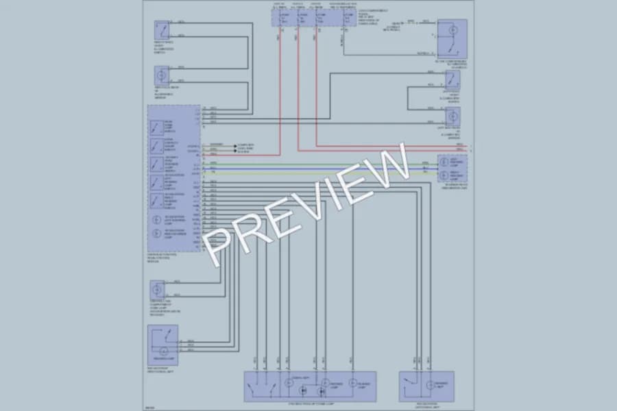 2006 MercedesBenz ML500 Interior Lights wiring diagram preview