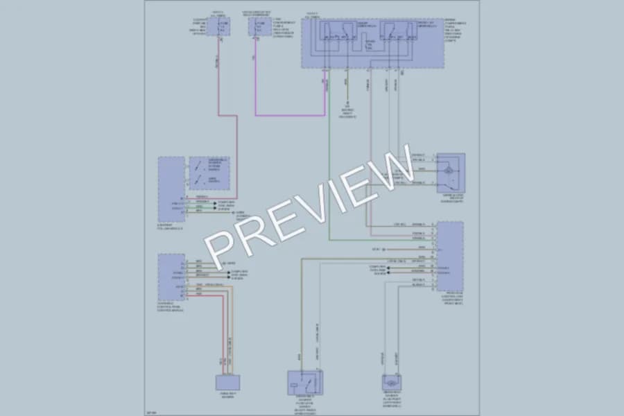2006 MercedesBenz ML500 Wiper Washer wiring diagram preview