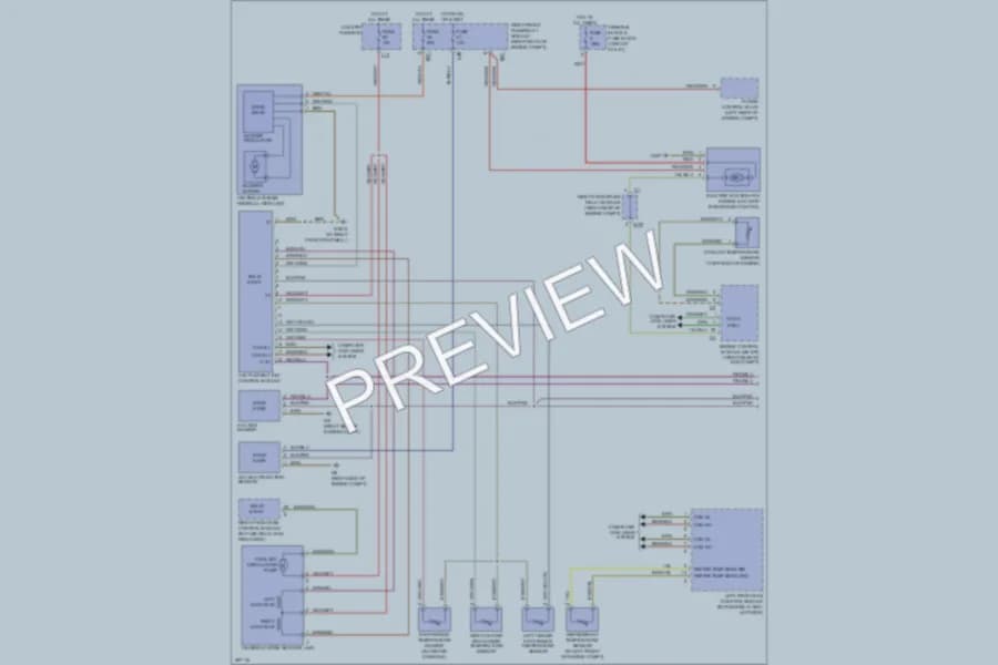 2006 MercedesBenz S350 Air Conditioning wiring diagram preview