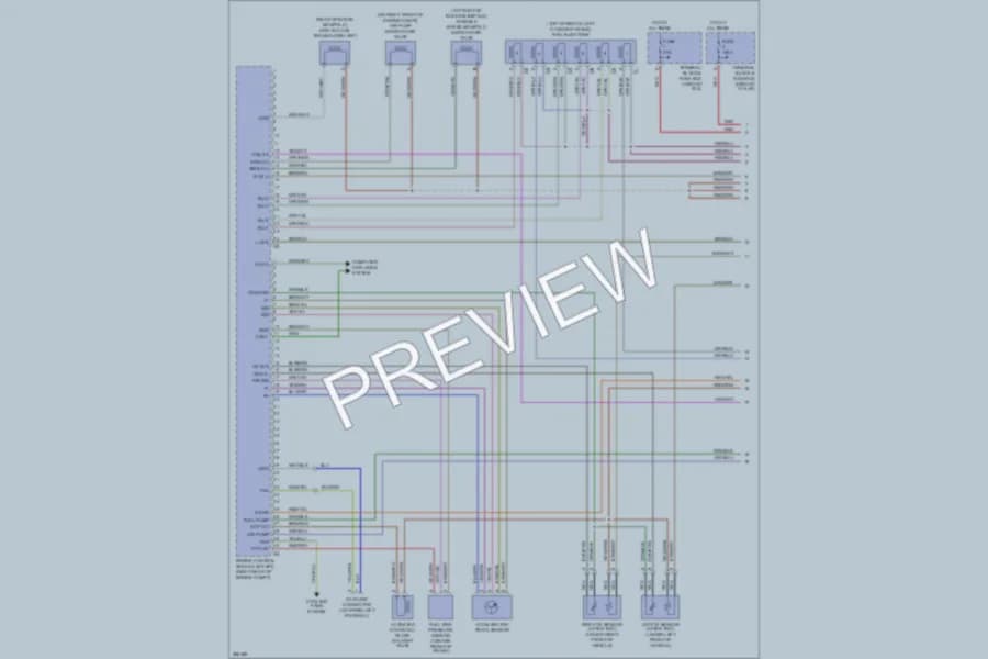 2006 MercedesBenz S350 Engine Performance wiring diagram preview