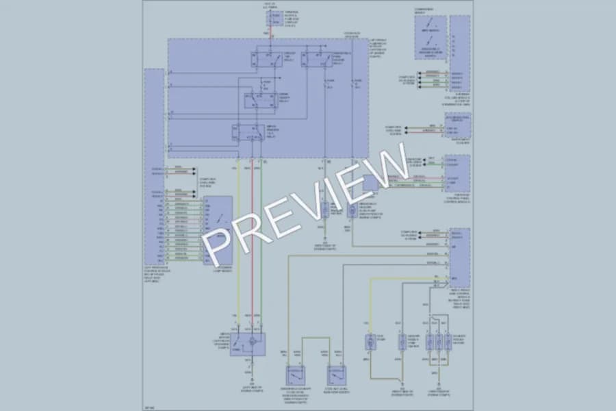 2006 MercedesBenz S350 Wiper Washer wiring diagram preview