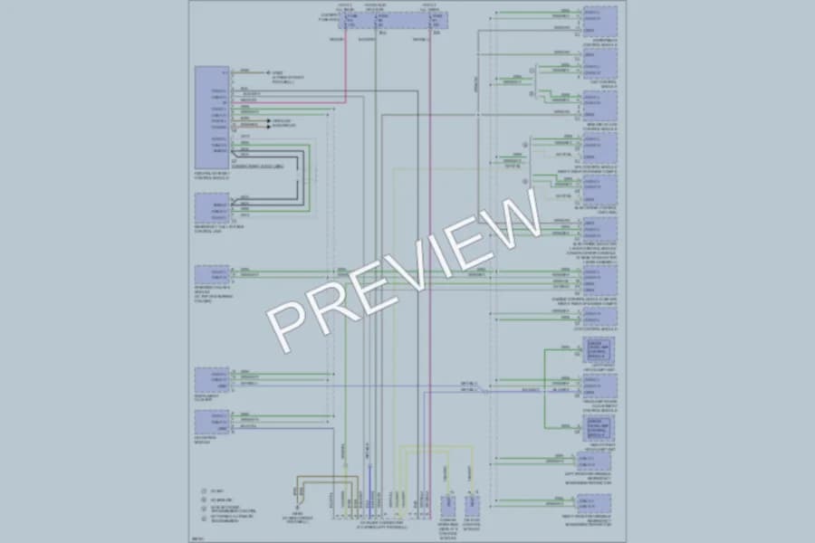 2006 MercedesBenz S430 Computer Data Lines wiring diagram preview