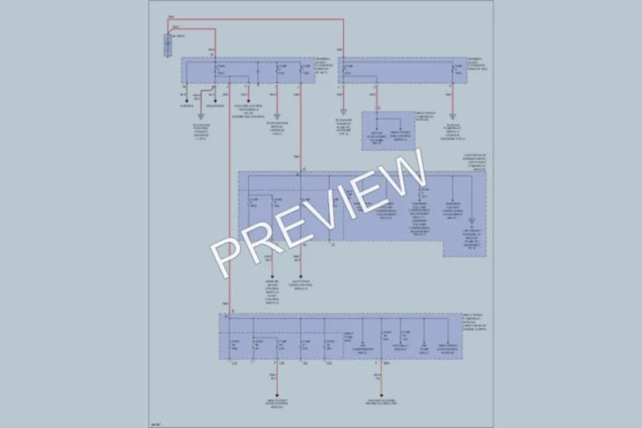 2006 MercedesBenz S430 Power Distribution wiring diagram preview