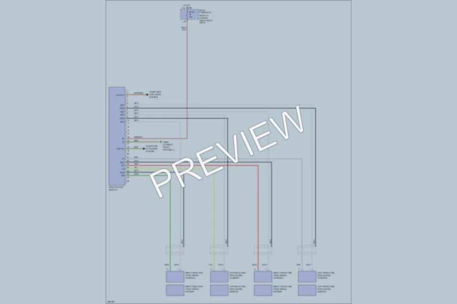 2006 MercedesBenz S430 Warning Systems wiring diagram preview