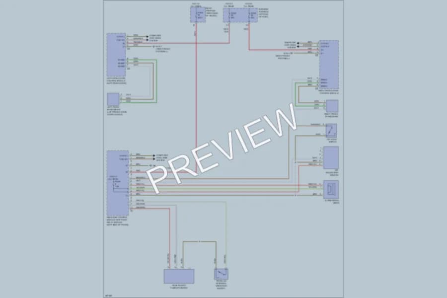 2006 MercedesBenz S500 Anti Theft wiring diagram preview