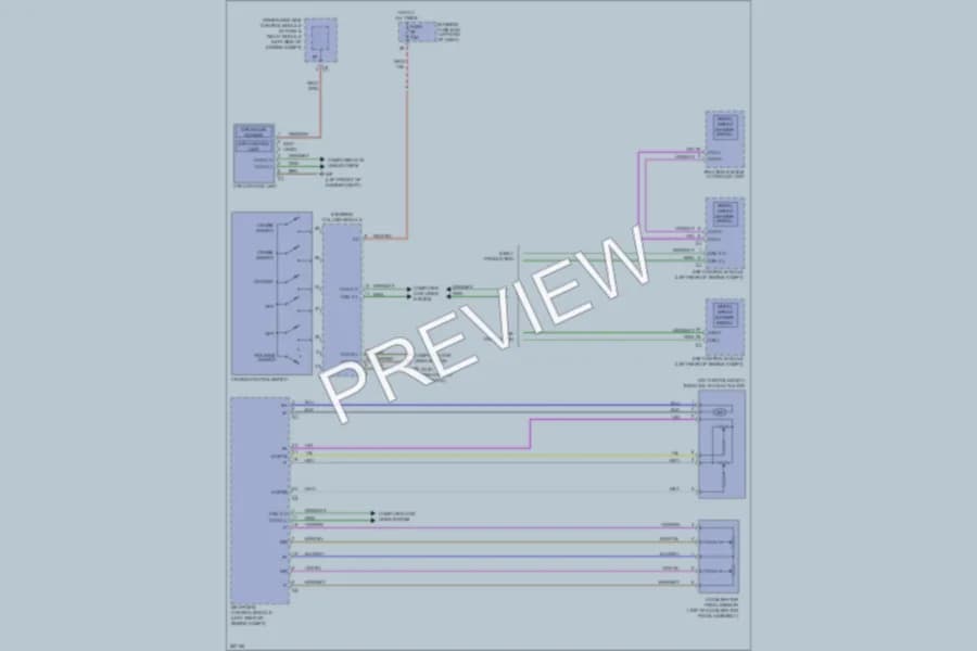 2006 MercedesBenz S500 Cruise Control wiring diagram preview