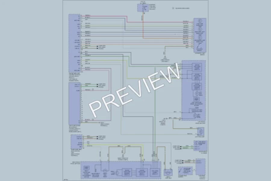 2006 MercedesBenz S500 Headlights wiring diagram preview