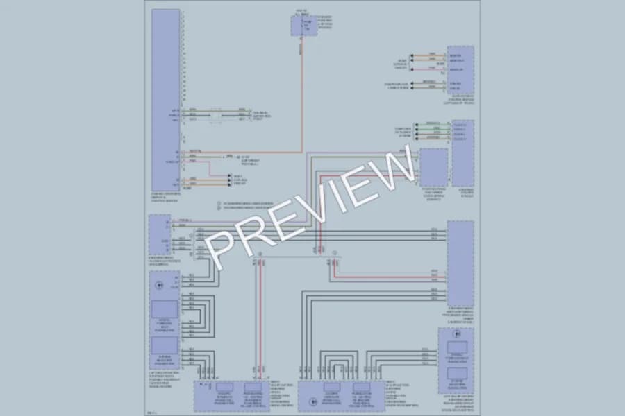 2006 MercedesBenz S500 Navigation wiring diagram preview