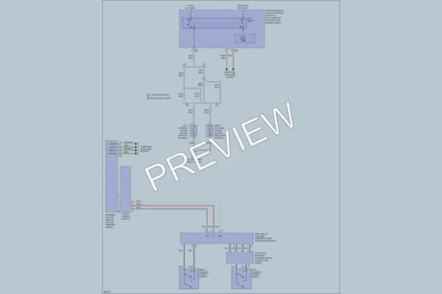 2006 MercedesBenz SLK280 Horn wiring diagram preview