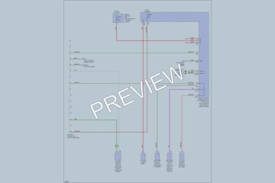 2006 MercedesBenz SLK350 Computer Data Lines wiring diagram preview