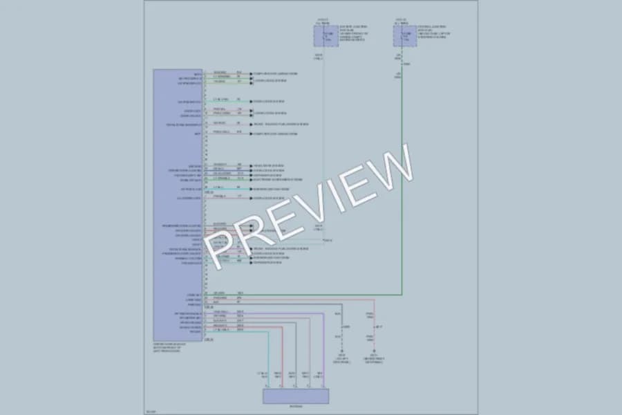 2006 Mercury GrandMarquis Body Control Modules wiring diagram preview