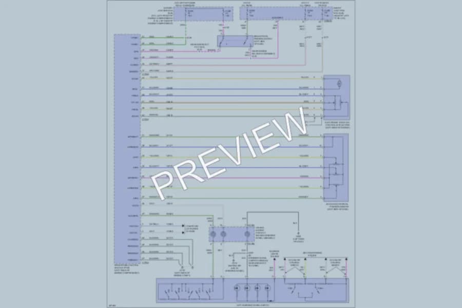 2006 Mercury Milan Cruise Control wiring diagram preview