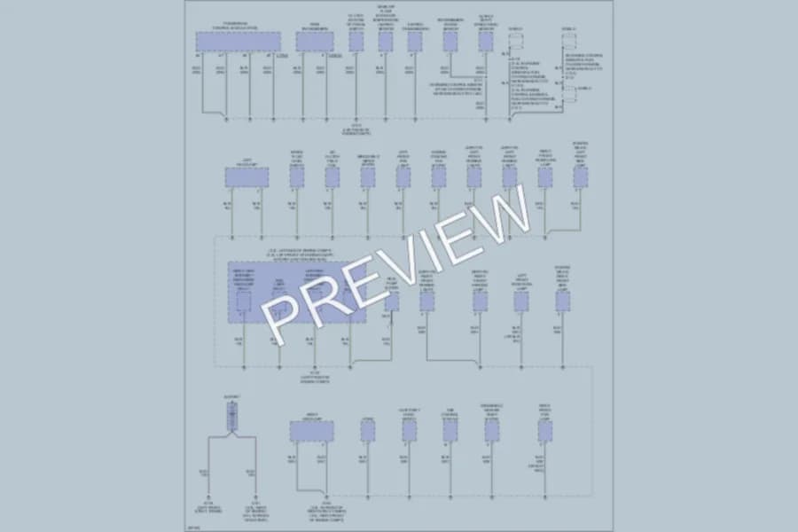 2006 Mercury Milan Ground Distribution wiring diagram preview