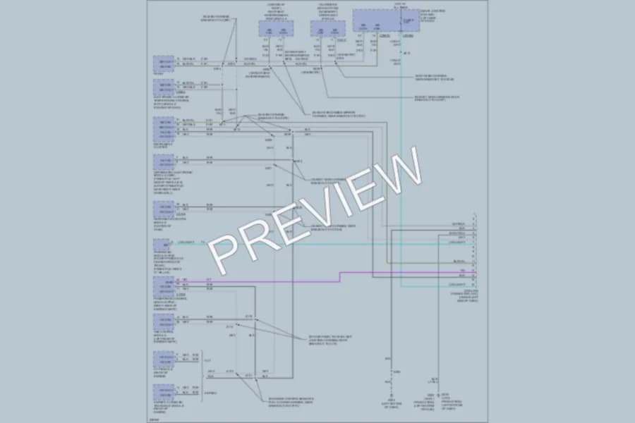 2006 Mercury Montego Computer Data Lines wiring diagram preview
