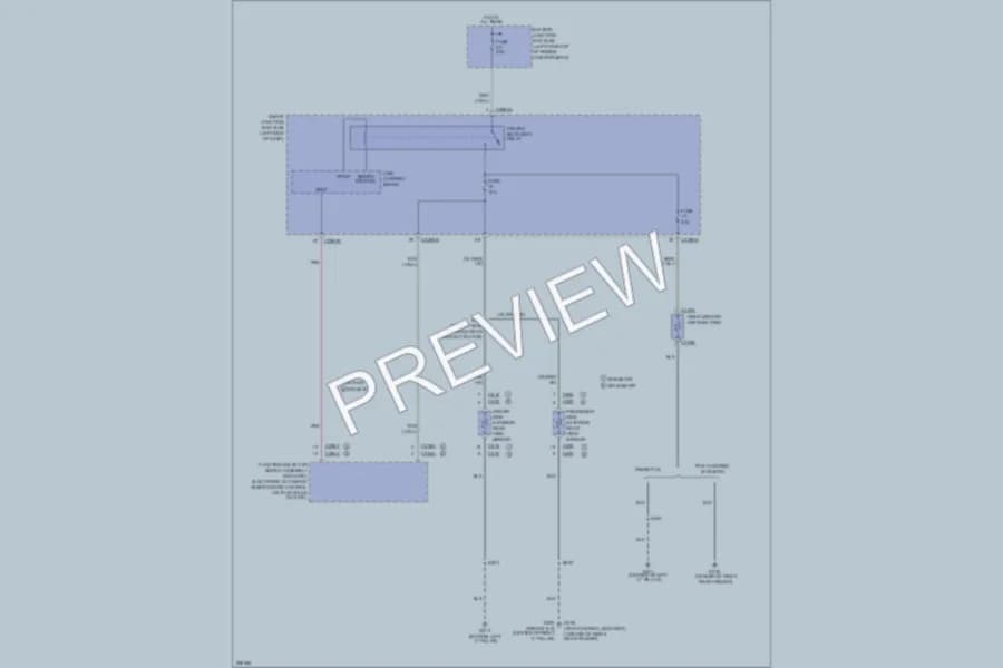 2006 Mercury Montego Defoggers wiring diagram preview