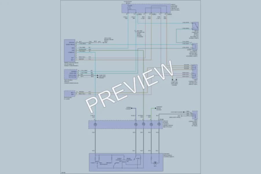 2006 Mercury Monterey Cruise Control wiring diagram preview