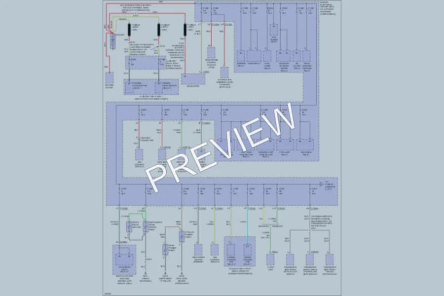 2006 Mercury Monterey Power Distribution wiring diagram preview