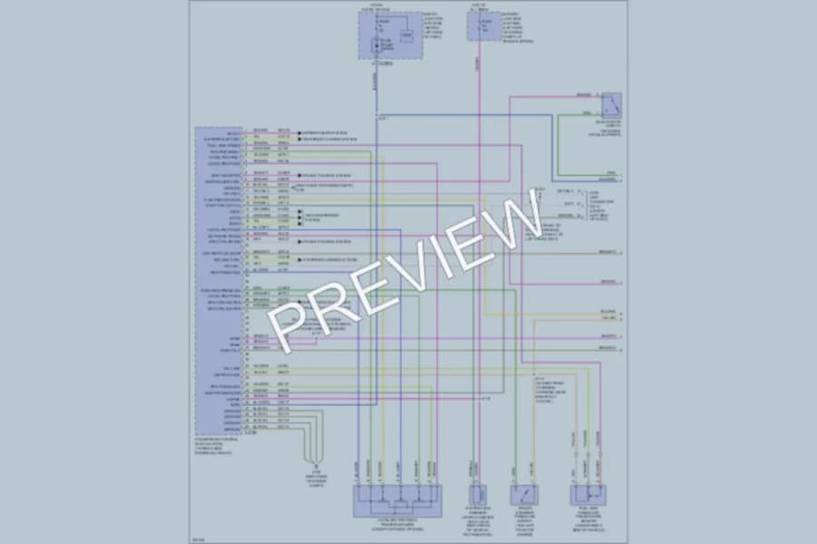 2006 Mercury Mountaineer Engine Performance wiring diagram preview