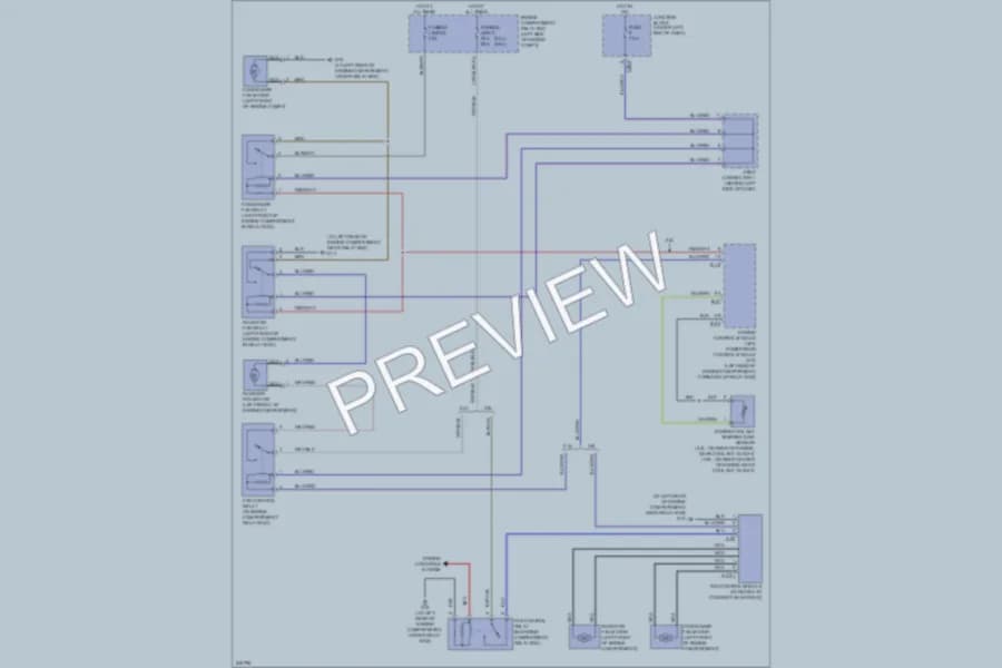 2006 Mitsubishi Eclipse Cooling Fan wiring diagram preview