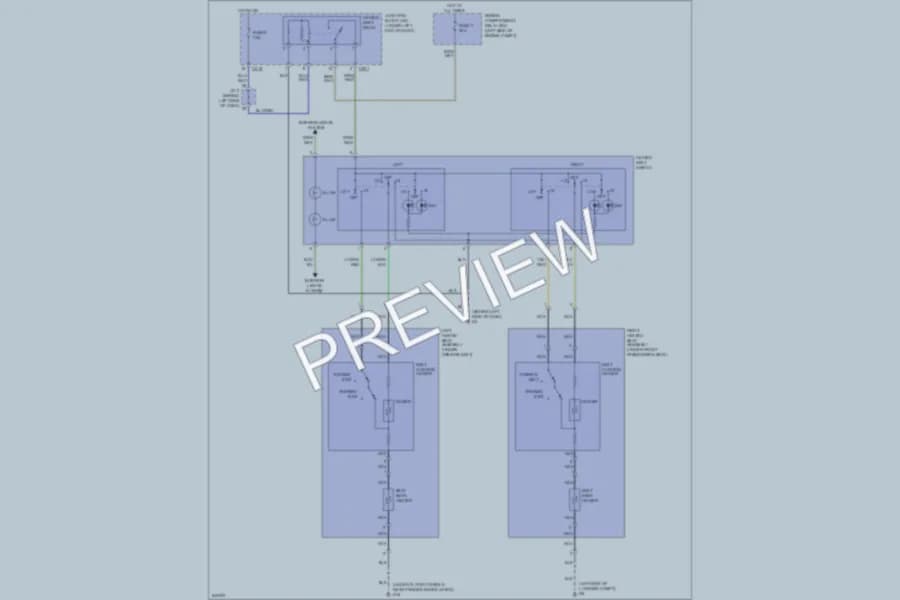 2006 Mitsubishi Eclipse Power Seats wiring diagram preview