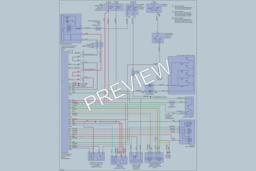 2006 Mitsubishi Endeavor Cruise Control wiring diagram preview