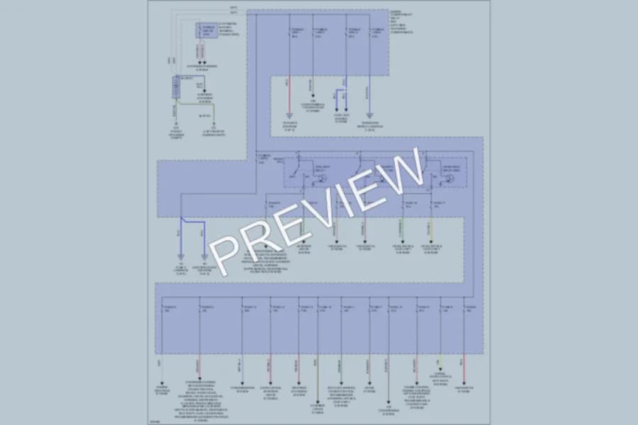 2006 Mitsubishi Endeavor Power Distribution wiring diagram preview