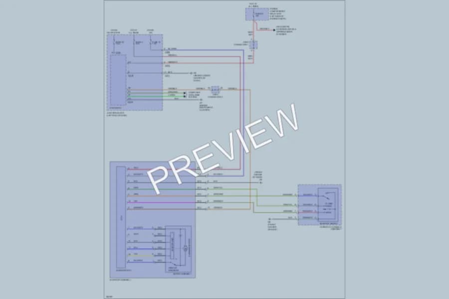 2006 Mitsubishi Endeavor Power Top Sunroof wiring diagram preview