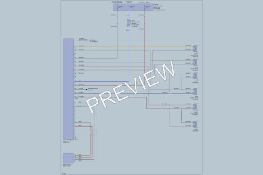 2006 Mitsubishi Endeavor Radio wiring diagram preview