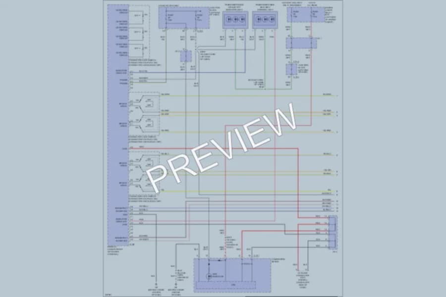 2006 Mitsubishi Endeavor Supplemental Restraints wiring diagram preview