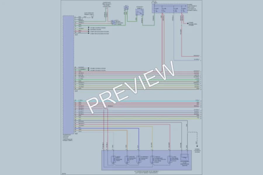 2006 Mitsubishi Endeavor Transmission wiring diagram preview