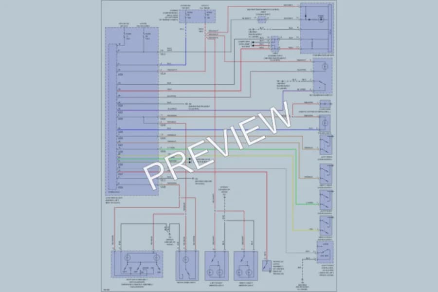 2006 Mitsubishi Galant Interior Lights wiring diagram preview