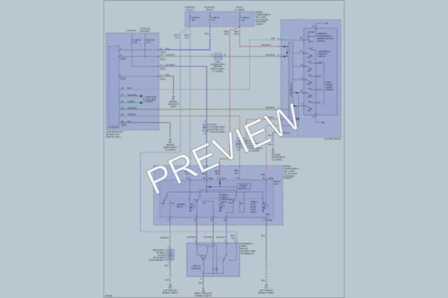 2006 Mitsubishi Galant Wiper Washer wiring diagram preview