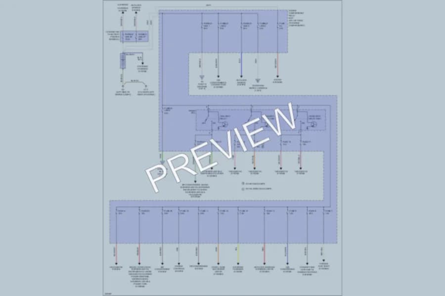 2006 Mitsubishi Lancer Power Distribution wiring diagram preview
