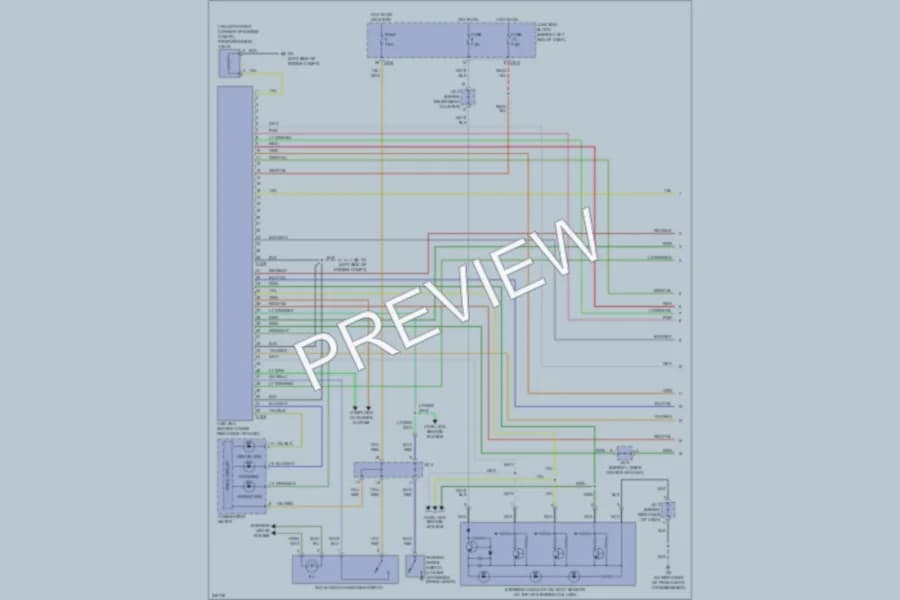 2006 Mitsubishi Lancer Transmission wiring diagram preview
