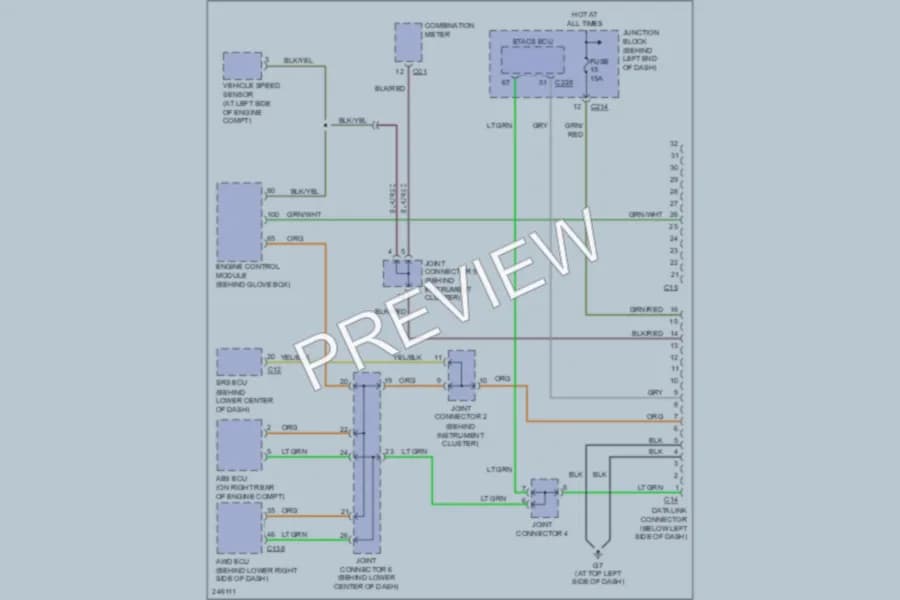 2006 Mitsubishi LancerEvolution Computer Data Lines wiring diagram preview