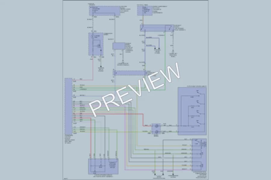 2006 Mitsubishi Montero Cruise Control wiring diagram preview