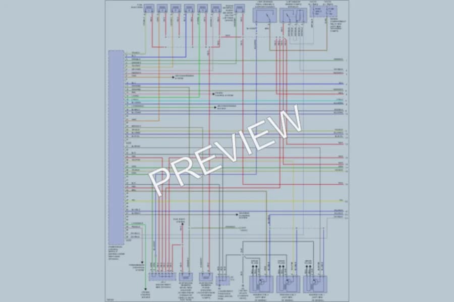 2006 Mitsubishi Montero Engine Performance wiring diagram preview