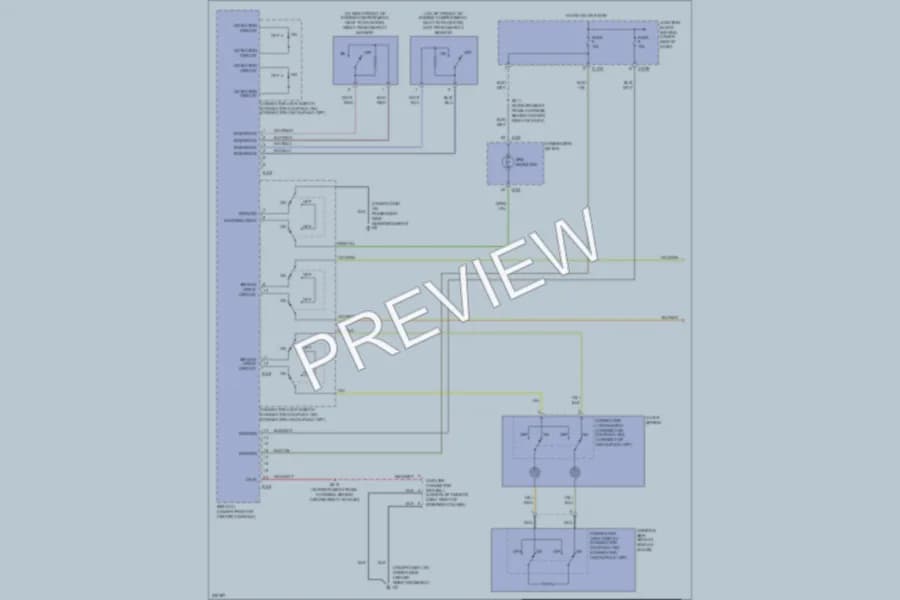 2006 Mitsubishi Montero Supplemental Restraints wiring diagram preview