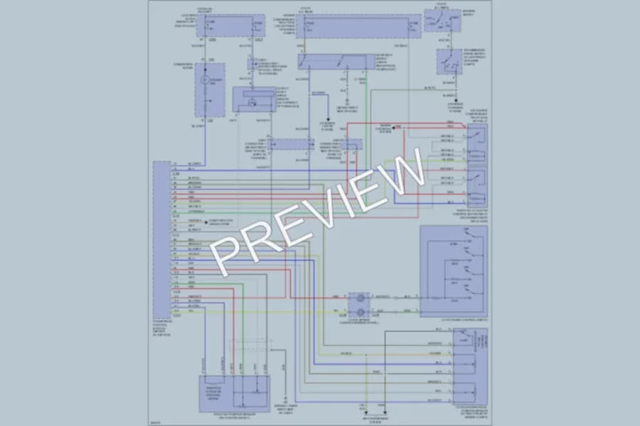 2006 Mitsubishi Outlander Cruise Control wiring diagram preview