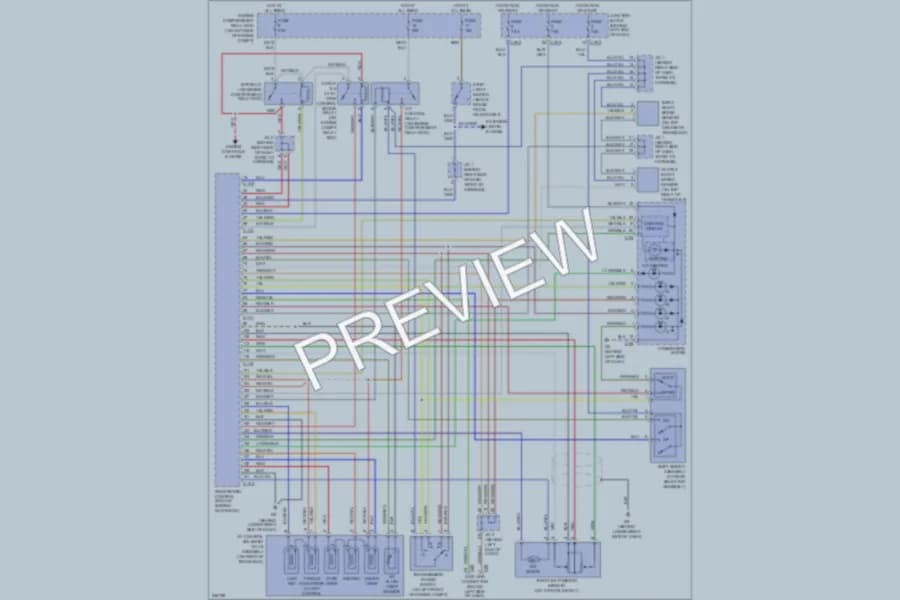 2006 Mitsubishi Outlander Transmission wiring diagram preview