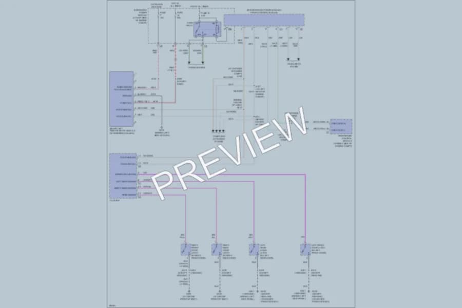 2006 Mitsubishi Raider Anti Theft wiring diagram preview