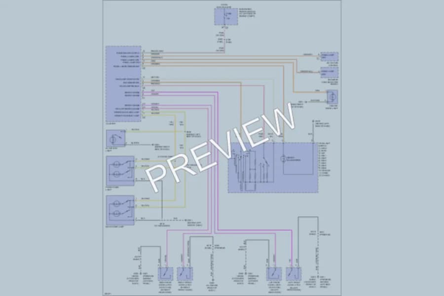 2006 Mitsubishi Raider Interior Lights wiring diagram preview