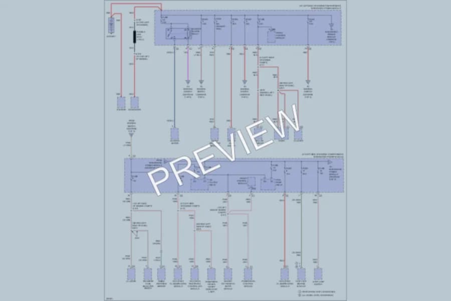 2006 Mitsubishi Raider Power Distribution wiring diagram preview